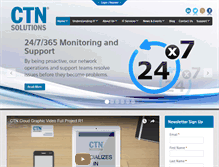 Tablet Screenshot of ctnsolutions.com